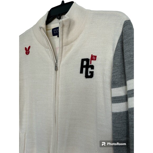 Genuine PEARLY GATES GOLF Women's Knit Bunny Cashmere Zip-up Size 1 - Picture 2 of 12
